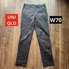 状態悪い UNIQLOユニクロ スリムフィットチノ ブラック ウエスト70cm