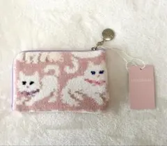 LOVERARY フェイラー　モフモフネコチャン　L字ポーチ