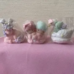 サンリオ❣️超激レア キキララ お友達 フィギュア クマ ネコ レトロ