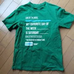 THE SHOP TK ロゴプリント Tシャツ グリーン 160のサムネイル