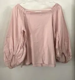AG by aquagirl オフショルダーピンク バルーン袖 シャツMサイズ