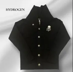 【HYDROGEN】ニットカーディガン スカル刺繍 Lのサムネイル