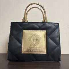 ☆Rady☆ 大人気！！♡ キルティング ブラック ゴールド ハンドバッグのサムネイル