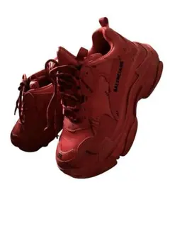 未使用新品✨BALENCIAGA スニーカー TRACK.3 赤 43 - メルカリ