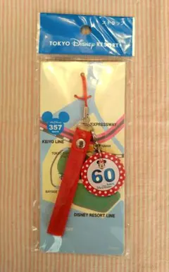 【レア】東京ディズニーリゾート ストラップ ルート357 標識 看板 ミニー
