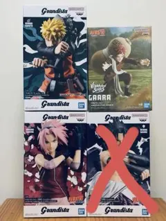 [未開封 送料込み] ナルト サクラ 我愛羅 フィギュア セット