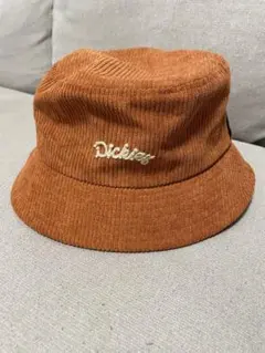 Dickies コーデュロイ バケットハット オレンジ