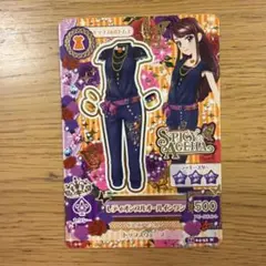 アイカツカード ダークブルーコルセットワンピノクターンブーサン