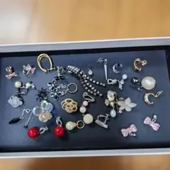 イヤリングセット、片方、 多様なデザイン、ペンダントトップ 約25点