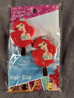 Disney PRINCESS アリエル ヘアクリップ 2個セット