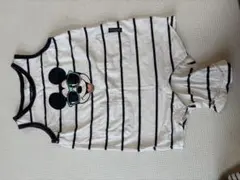 BREEZE ストライプロンパース 70 ミッキー　ディズニー