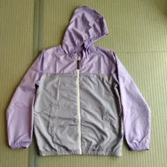 女児フード付きウィンドブレーカー