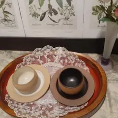 ※お値下げ※陶器製カップ・ソーサーセット❣️