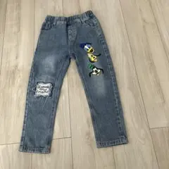 ディズニードナルド　プルート　グーフィ　デニムパンツ　ジーンズ
