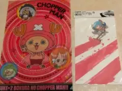 ONE PIECE  チョッパー　眼鏡クリーナ　クリアファイル