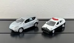 エポック社　日産　ムラーノ　& トヨタ　プリウス(愛知県警察パトカー)のサムネイル