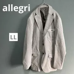 allegri メンズ　テーラードジャケット LL ライトベージュ系のサムネイル
