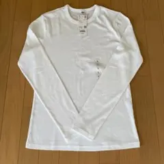 新品タグ付き　ユニクロ　ソフトリブT Lサイズ　ホワイト