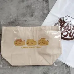 ちいかわ焼きトートバッグ　ちいかわ　ハチワレ　うさぎ　ランチバック　鞄　バック