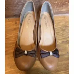 リボン　パンプス