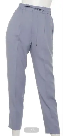 NOLLEY'S 【美品】ウォッシャブルツイルイージーテーパードパンツ