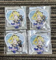 μ's ラブライブ　GiGOコラボカフェ　絢瀬絵里　缶バッジ