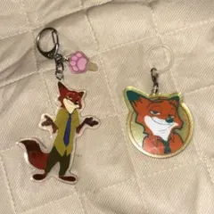 ズートピア ニック アクリルキーホルダーセット