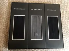 箱なし発送 バーバリー メンズソックス 3足