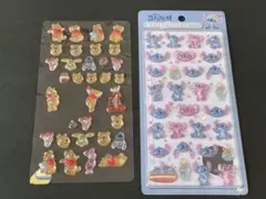 ボンボンドロップシール　第一弾　スティッチ　プーさん