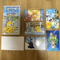【貴重】ポケモン ピカチュウのふゆやすみ2000 ポストカード5枚付き【美品】