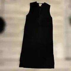 ノースリーブロングワンピース 黒