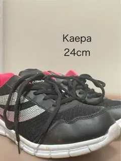 【Kaepa】ケイパ　 スニーカー ブラック/ピンク　サイズ24.0cmのサムネイル