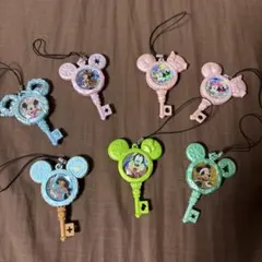ディズニーマジックキャッスル マジカルシャイニー☆ キーコレクション7個セット