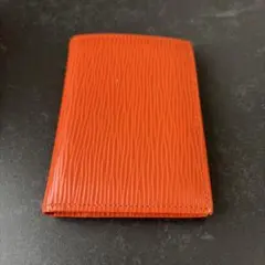 オレンジ カードケース パスケース