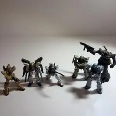 ガンダム ミニフィギュア 6体セット SDガンダム フルカラー ガシャポン