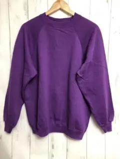 90年代 USA製 ヘインズ スウェット 無地 ラグランスリーブ XL s63