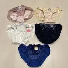 ショーツ5点セット レース フリル