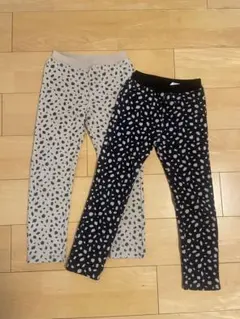 裏起毛　裏シャギー　ボトムス 120cm 2点セット　デビロック