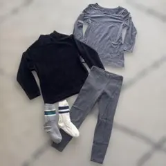 ☆UNIQLO 120cm ヒートテック タイツ 4点セット☆