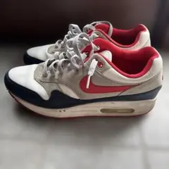 最終　NIKE ID AIR MAX 1 ネイビー×レッド 27.5cm レザー