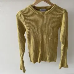 CIAOPANIC TYPY 袖フレアリブニット トップス