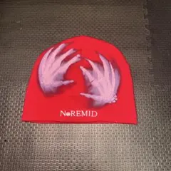NOREMID ニット帽 ビーニー レッド
