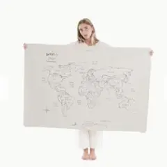 新品未使用！Gathreの世界地図ワールドマップレザーマットworld mapのサムネイル