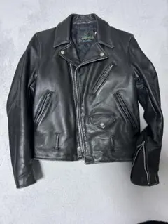 Schott ダブルライダース 618 NS 黒サボテンタグ 別注 36