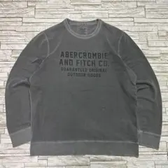 Abercrombie & Fitch スウェット フェードグレー USA古着