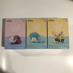 【3点セット】 僕のヒーローアカデミア Fluffy Puffy フィギュア