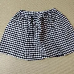 ギンガムチェック スカート 130サイズ