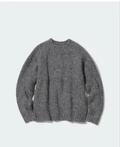 UNIQLO ローゲージモックネックセーター長袖