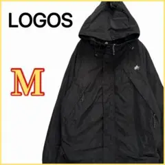 【LOGOS】 マウンテンパーカー ウインドブレーカー フード ジップアップ