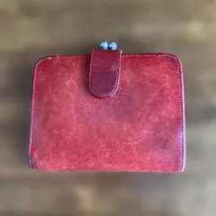 086 ハンドメイド 本革 レザー コラージュ デザペ収納ジャバラポーチ